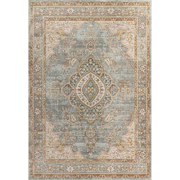 Khilana Floral Medallion Area Rug